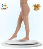 Wingmed W1312 Külotlu Varis Çorabı – Medikal Kompresyon Çorabı Ten Burnu Kapalı - Görsel 2