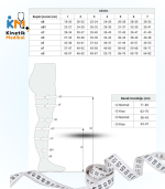 Wingmed W1312 Külotlu Varis Çorabı – Medikal Kompresyon Çorabı Ten Burnu Kapalı - Görsel 4