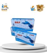 BRB Mavi Nitril Pudrasız Eldiven 100 ADET (1 KUTU) – S / M / L Beden