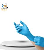 BRB Mavi Nitril Pudrasız Eldiven 100 ADET (1 KUTU) – S / M / L Beden - Görsel 2