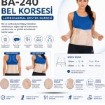 Biofix Lumbolight Plus BA-240 Ekstra Kemerli Bel Korsesi (Lumbosakral Korse)