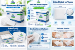 Tules Steril Nonwoven Kompres 7,5 x 7,5 cm 4 Katlı 100 Adet (5'li 20 Paket) - Görsel 3