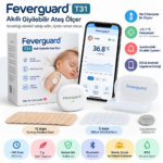 Feverguard T31 Akıllı Giyilebilir Ateş Ölçer – Sürekli Sıcaklık Takibi