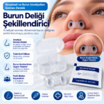 Burun Deliği Şekillendirici Nostril Retainer – Rinoplasti Sonrası Silikon Burun Aparatı