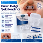 Burun Deliği Şekillendirici Nostril Retainer – Rinoplasti Sonrası Silikon Burun Aparatı - Görsel 2